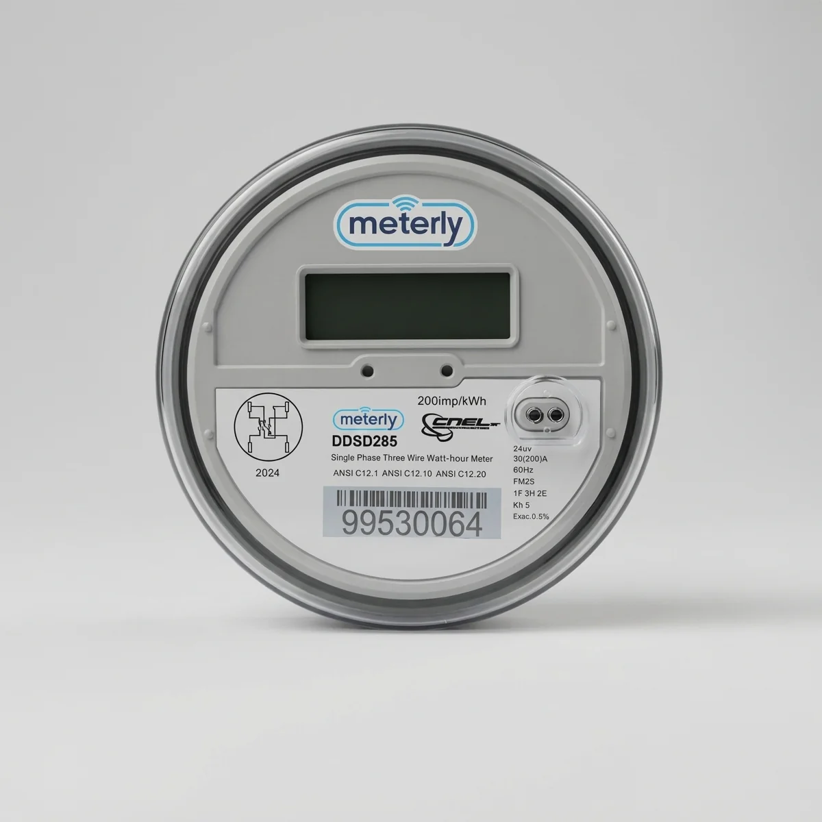 240V Solid State KWH Electric Meter – CL200, Form 2S, 240V for Home & RV Pedestal - Image 4