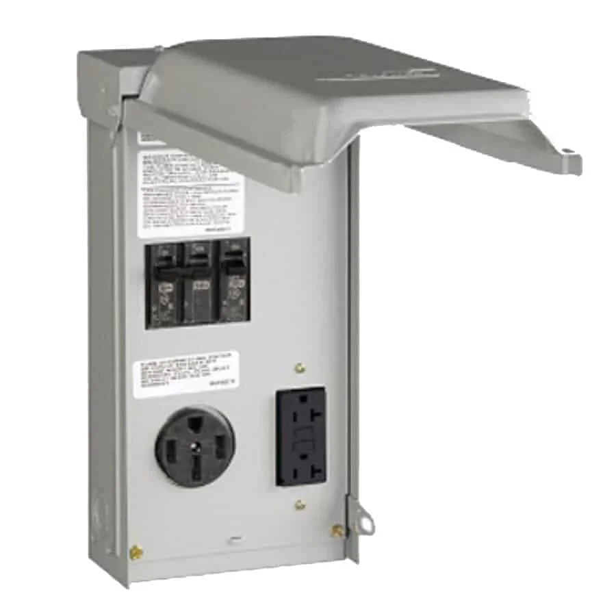 30/20 Unmetered RV Surface Box Outlet U041CTL010 - Loop Lug