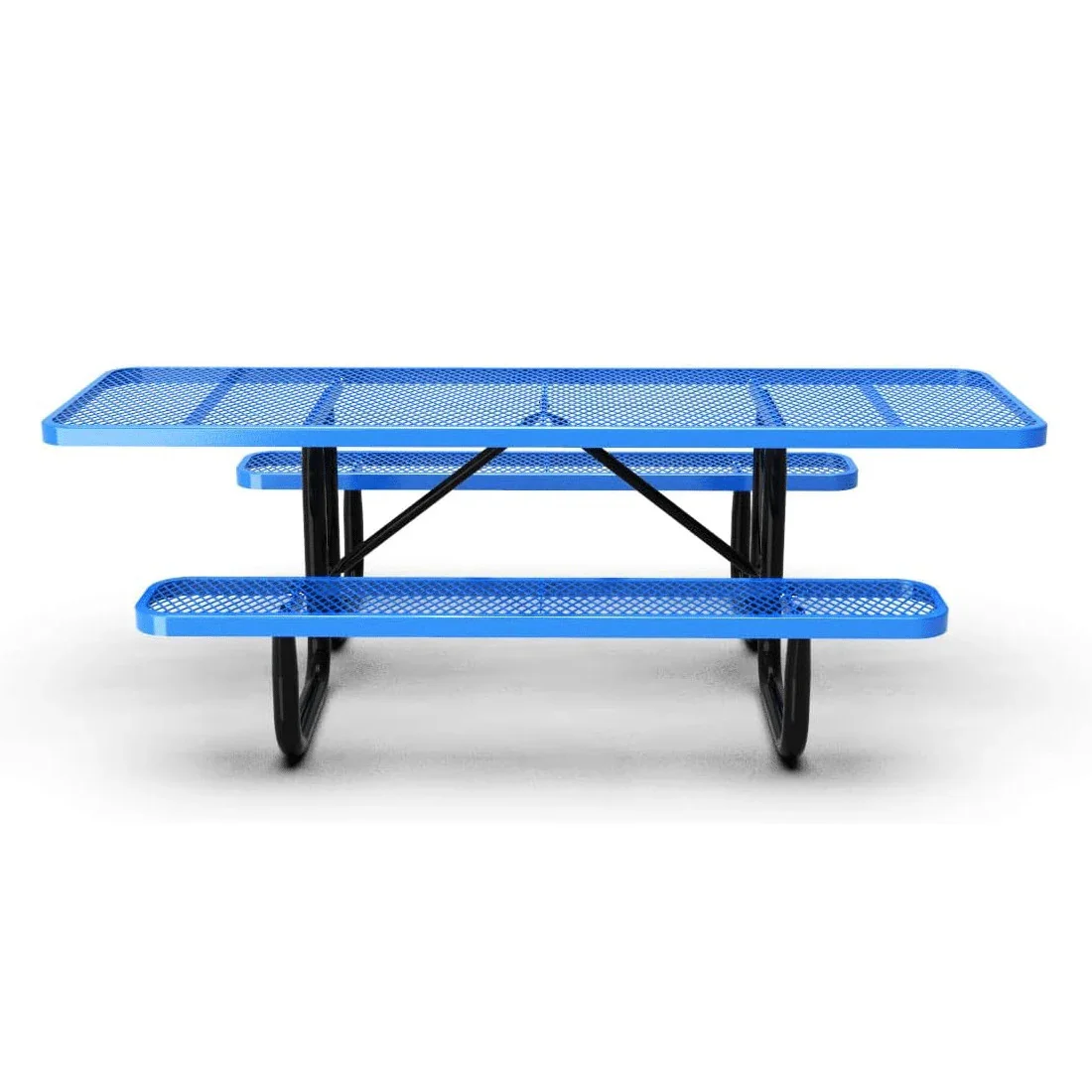 Outdoorsiness Quick Ship 8ft ADA Compliant Rectangular Picnic Table – Wheelchair Accessible, Thermoplastic, UL Certified - Image 2