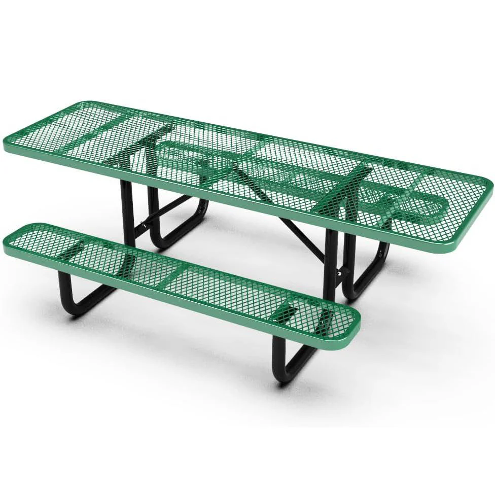 Outdoorsiness Quick Ship 8ft ADA Compliant Rectangular Picnic Table – Wheelchair Accessible, Thermoplastic, UL Certified - Image 5