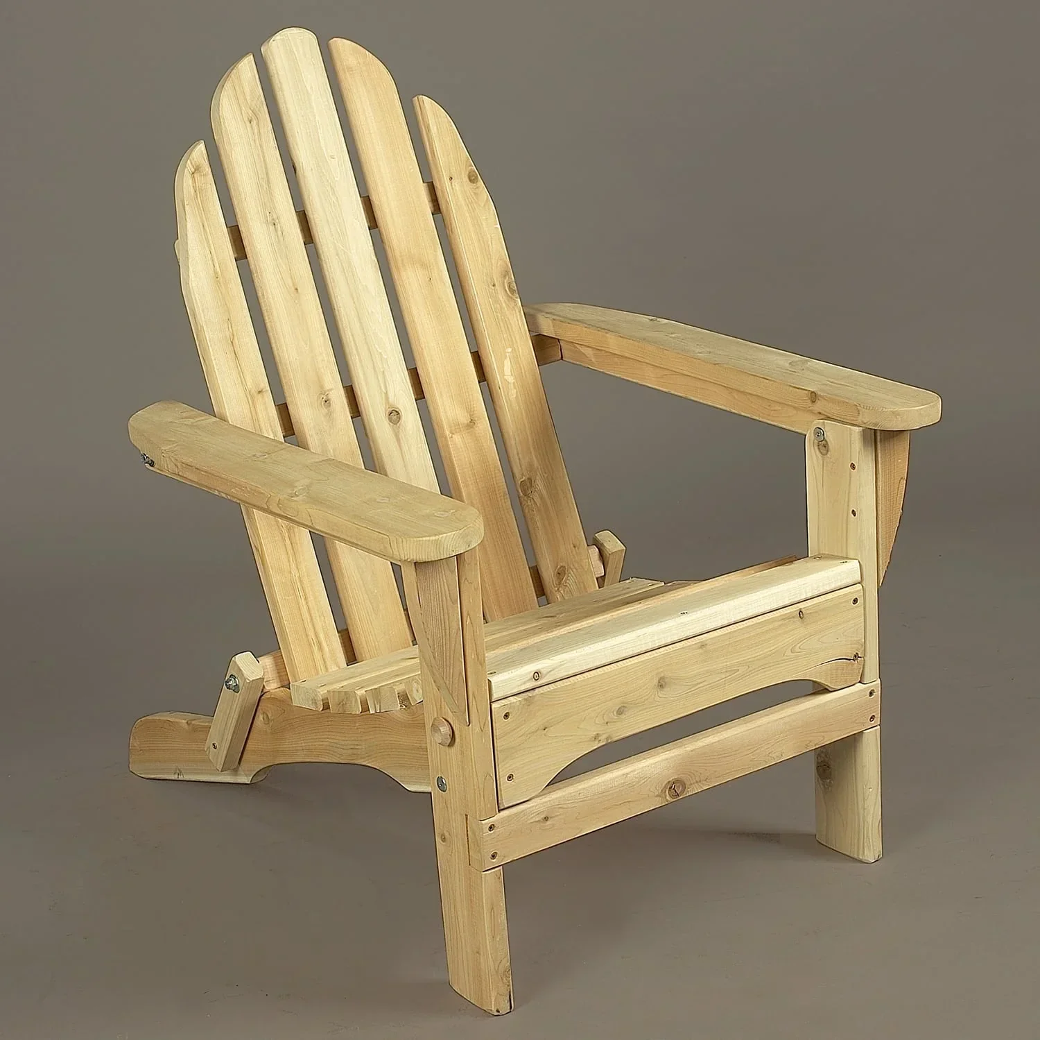 Lakeland Mills Cedar Log Folding Adirondack Chair – Northern White Cedar