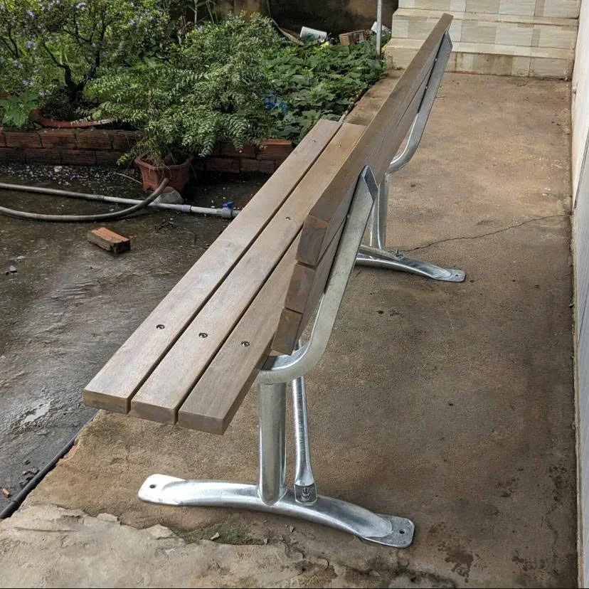 Classic 6ft Commercial Park Bench Frame Kit – Welded Channel, Galvanized, Quick Ship - Image 7