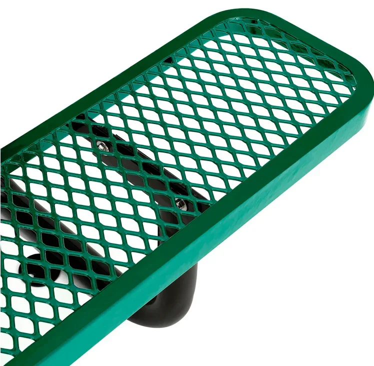 Outdoorsiness Quick Ship Commercial 10ft Rectangular Picnic Table – Thermoplastic Expanded Metal, UL Certified - Image 11