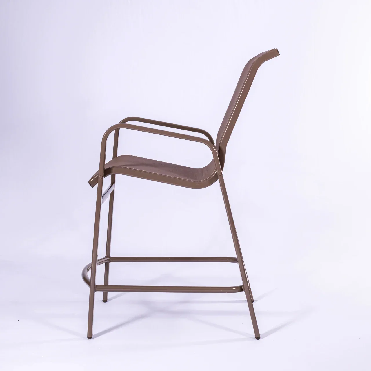Oasis Commercial Sling Balcony Height Chair – Powder-Coated Aluminum, All-Weather Sling - Image 3