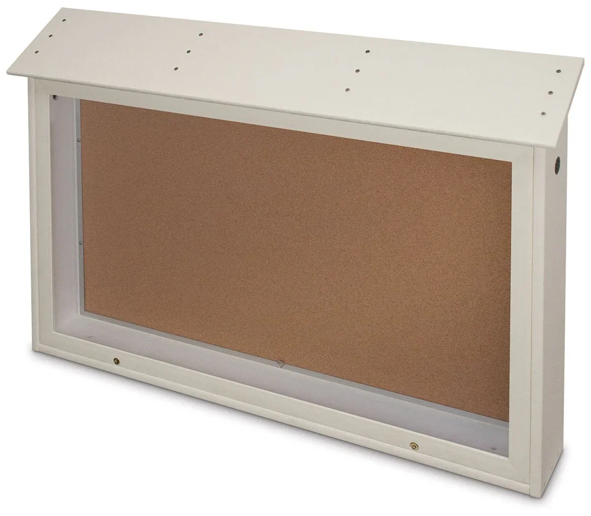 Cork Single Door 52"x40" Outdoor Bulletin Board