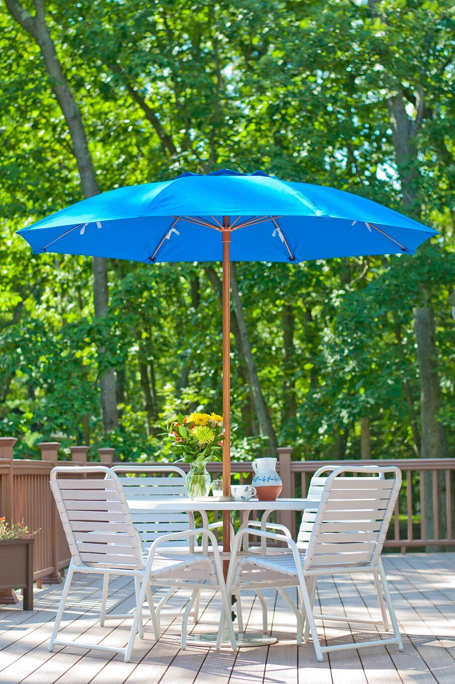 Frankford Catalina 7.5 Foot Octagon Fiberglass Market Patio Umbrella - Image 4