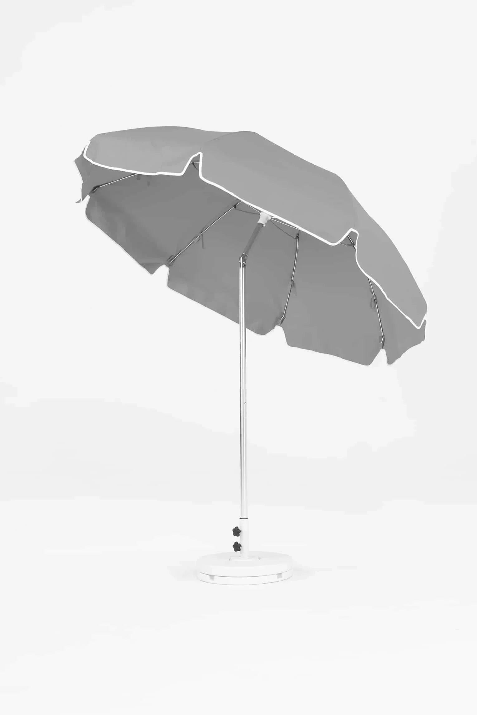 Frankford Laurel 7.5 Foot Octagon Steel Silver Anodized Market Umbrella – Auto Tilt - Image 3