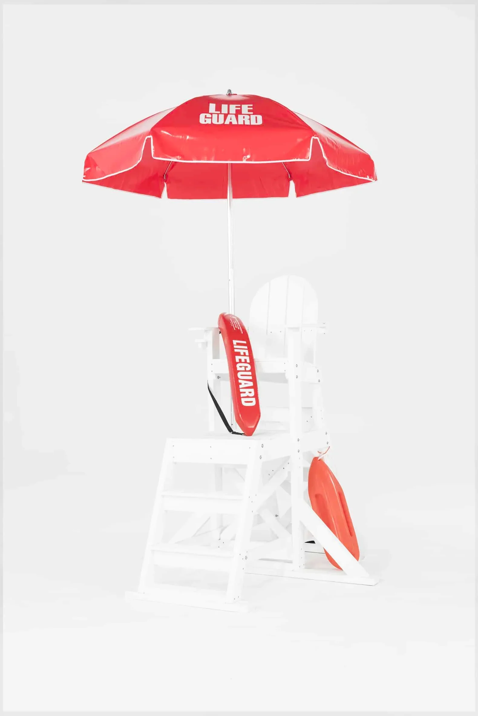 Frankford Lifeguard 6.5 Foot Hexagon Steel Beach Umbrella – Manual Lift, No Tilt - Image 4