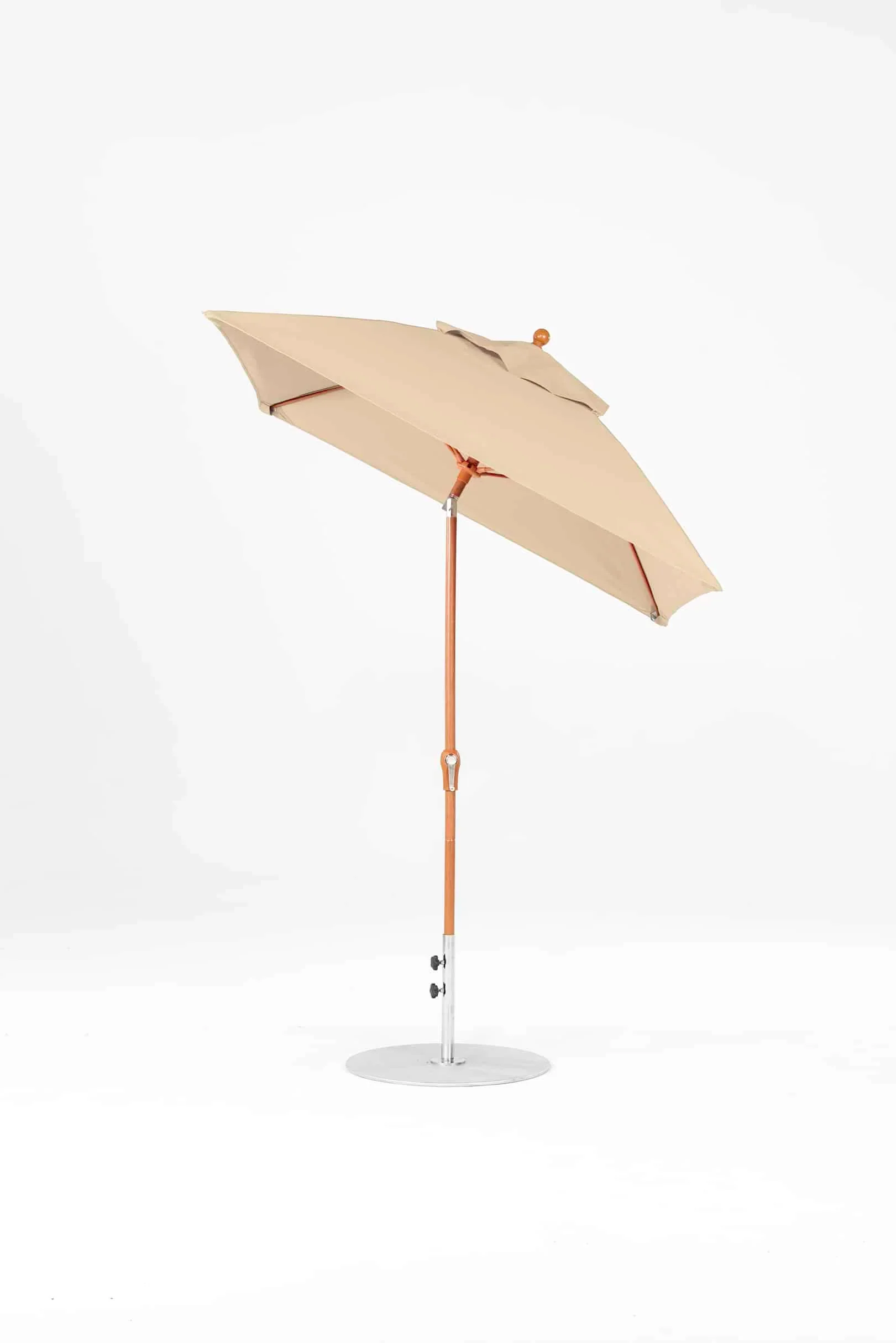 Frankford Monterey 6.5 Foot Square Fiberglass Market Umbrella – Crank & Auto Tilt - Image 4