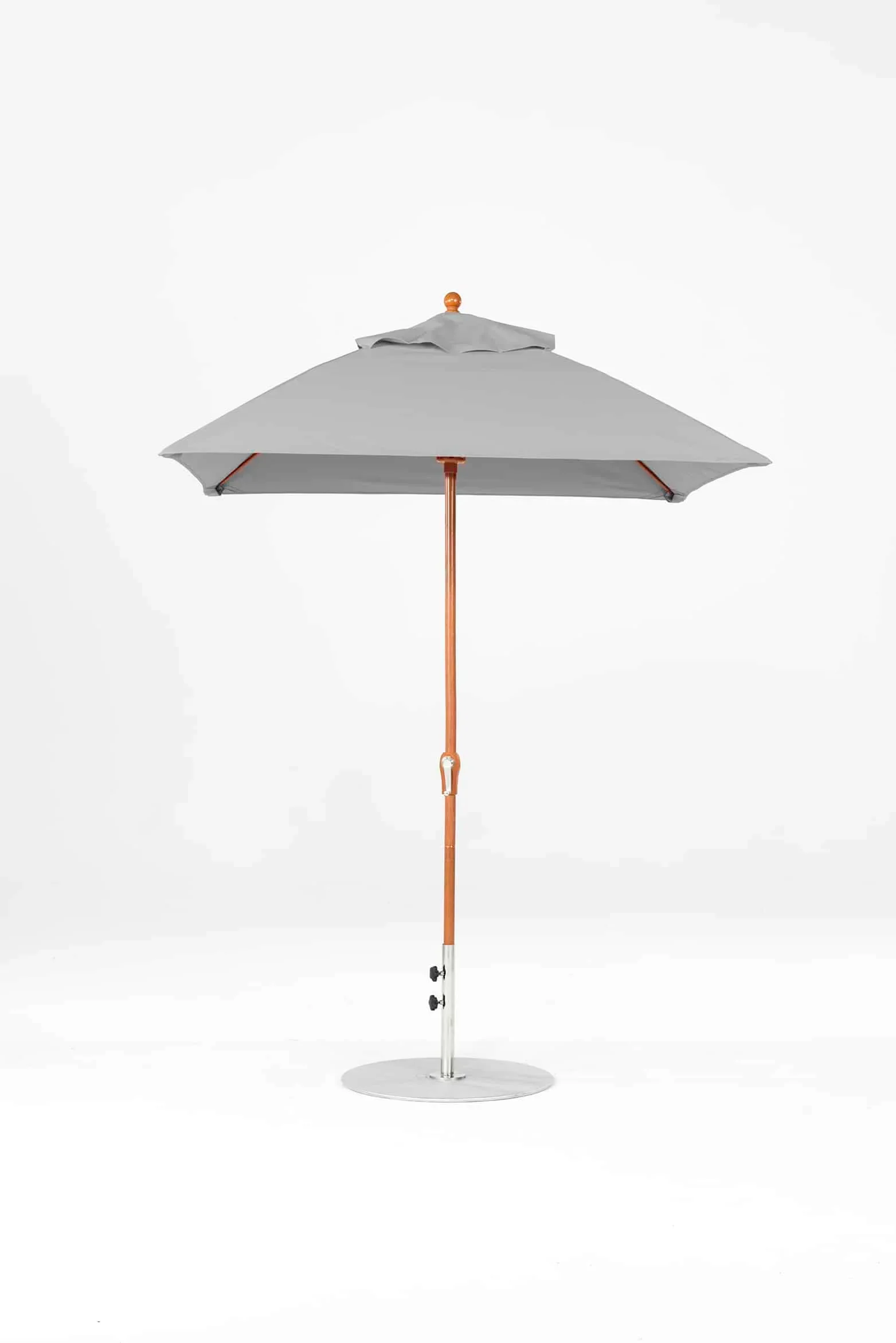Frankford Monterey 7.5 Foot Square Fiberglass Market Umbrella – Pulley Lift, No Tilt - Image 4