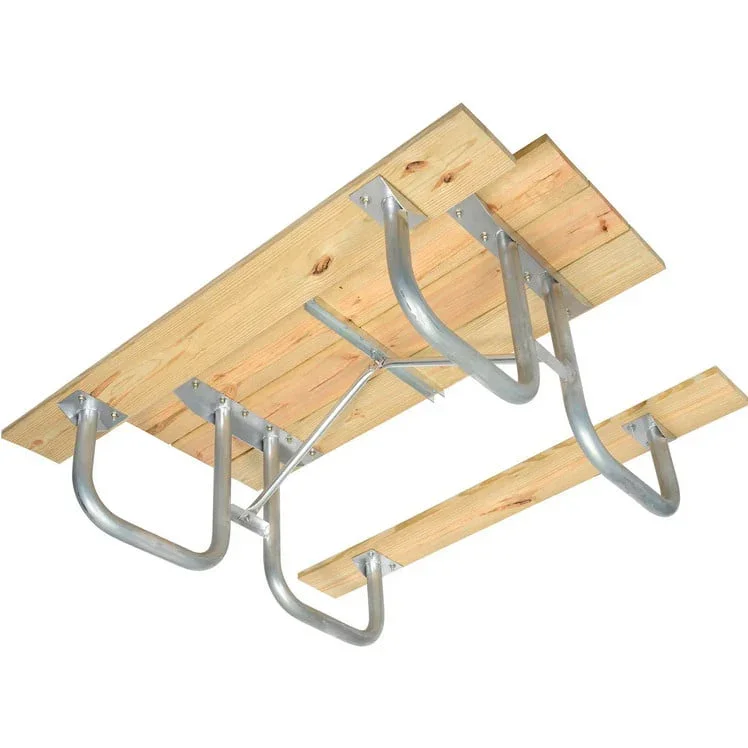 Heavy Duty Welded Galvanized Picnic Table Frame Kit – 2-3/8" OD, 11 Ga Steel, 6ft or 8ft - Image 4