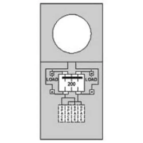 M281C1P6H Midwest 200 Amp Manufactured Home Pedestal - Ring Type - Image 5