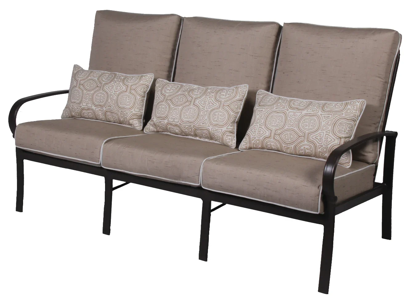 Madison Aluminum Commercial Outdoor Patio Sofa