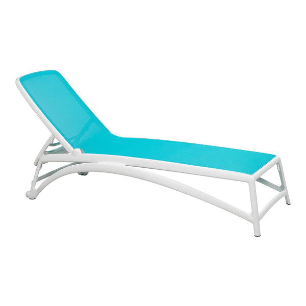 Nardi Atlantico Adjustable Commercial Resin Pool Sun Lounger - Image 10