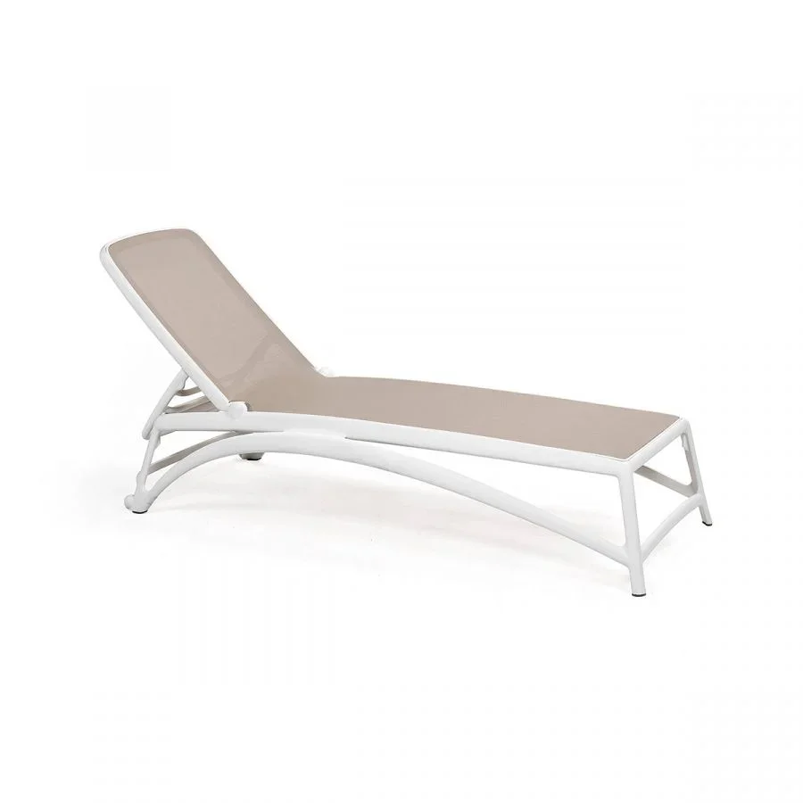 Nardi Atlantico Adjustable Commercial Resin Pool Sun Lounger - Image 2