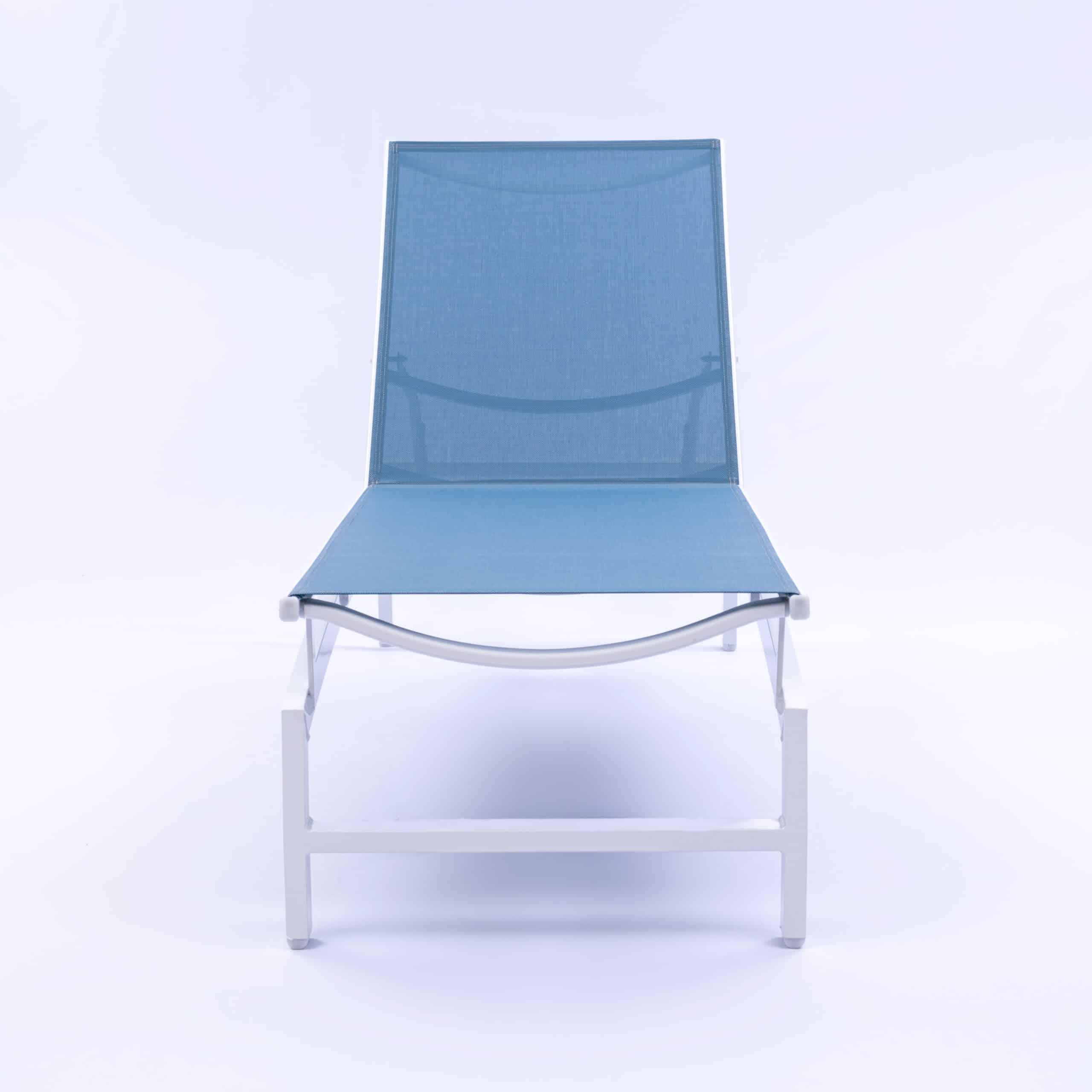 Skyline Luxury Commercial Sling Pool Chaise Lounge – 16in Aluminum - Image 3