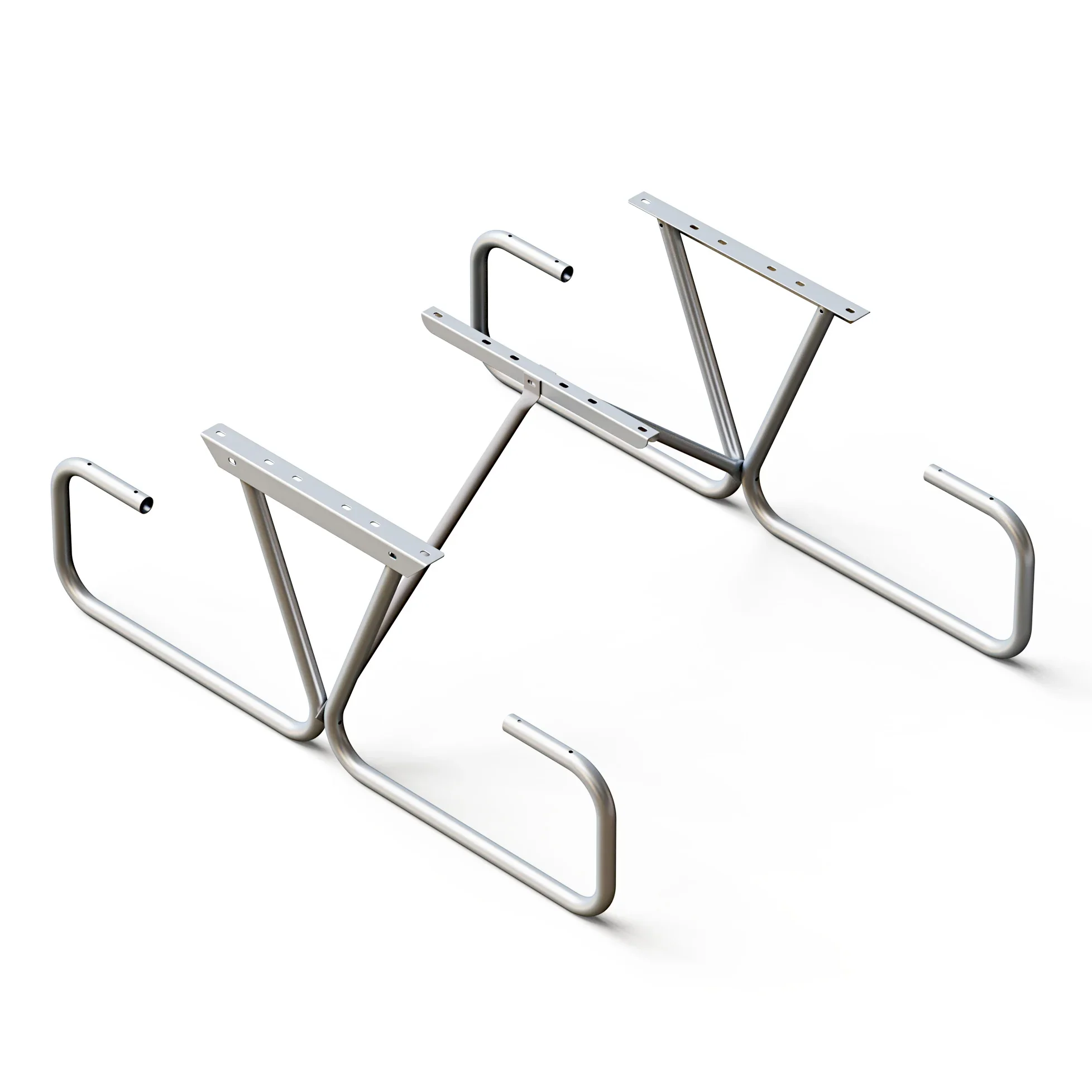 Standard Duty Bolted Picnic Table Frame Kit – Galvanized, 6ft or 8ft, Quick Ship - Image 3