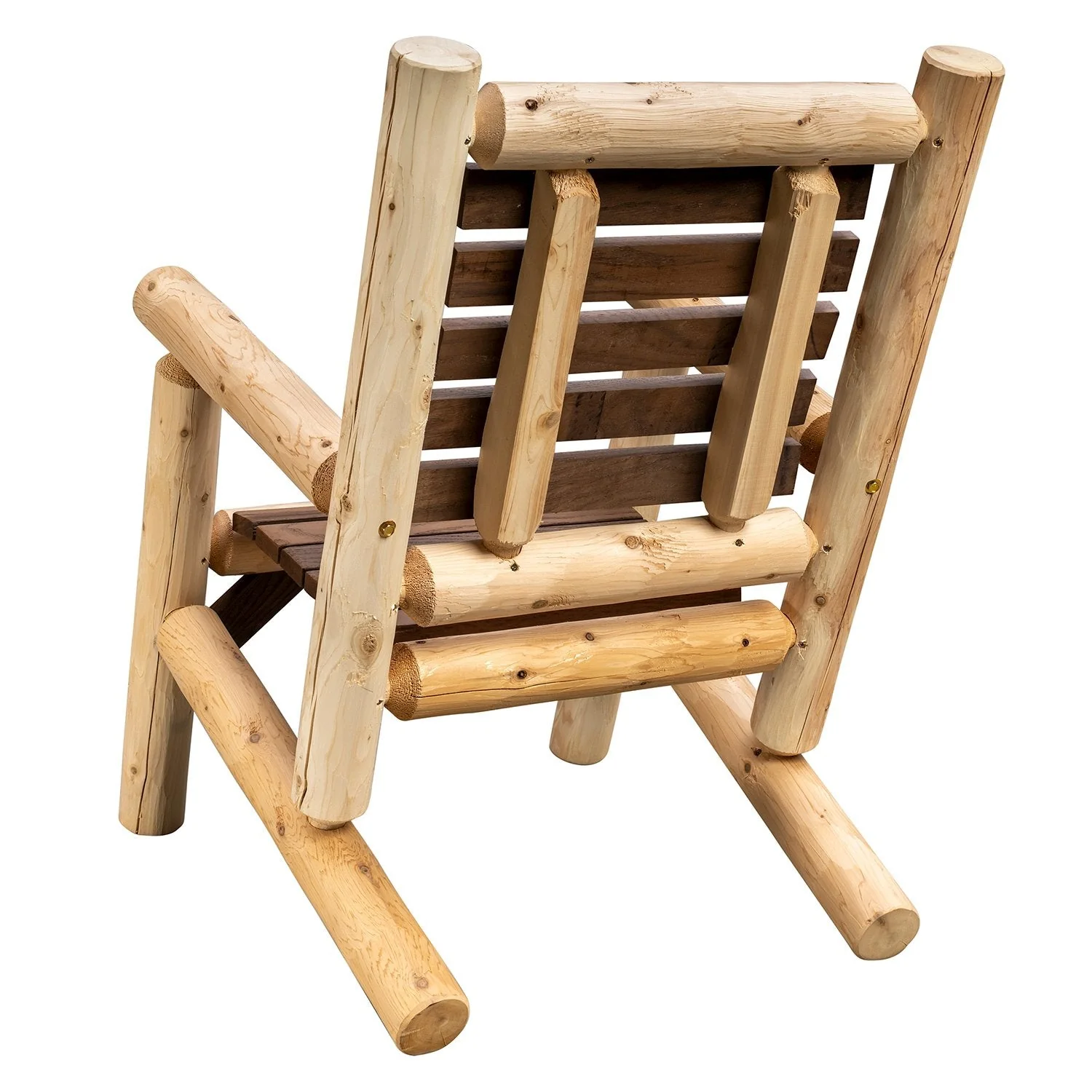 ThermaFusion Cedar Log Lounge Chair – Northern White Cedar & Red Oak – USA Made - Image 3