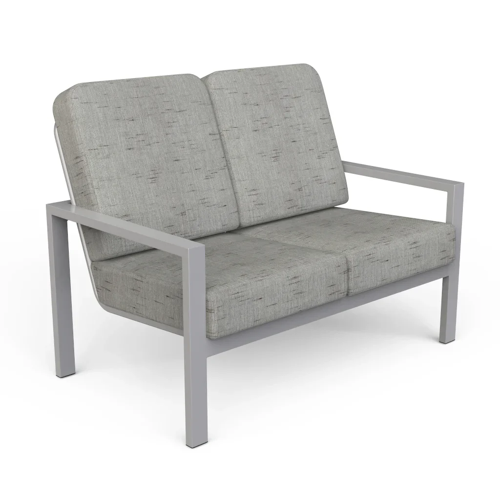 Vectra Aluminum Commercial Outdoor Patio Love Seat