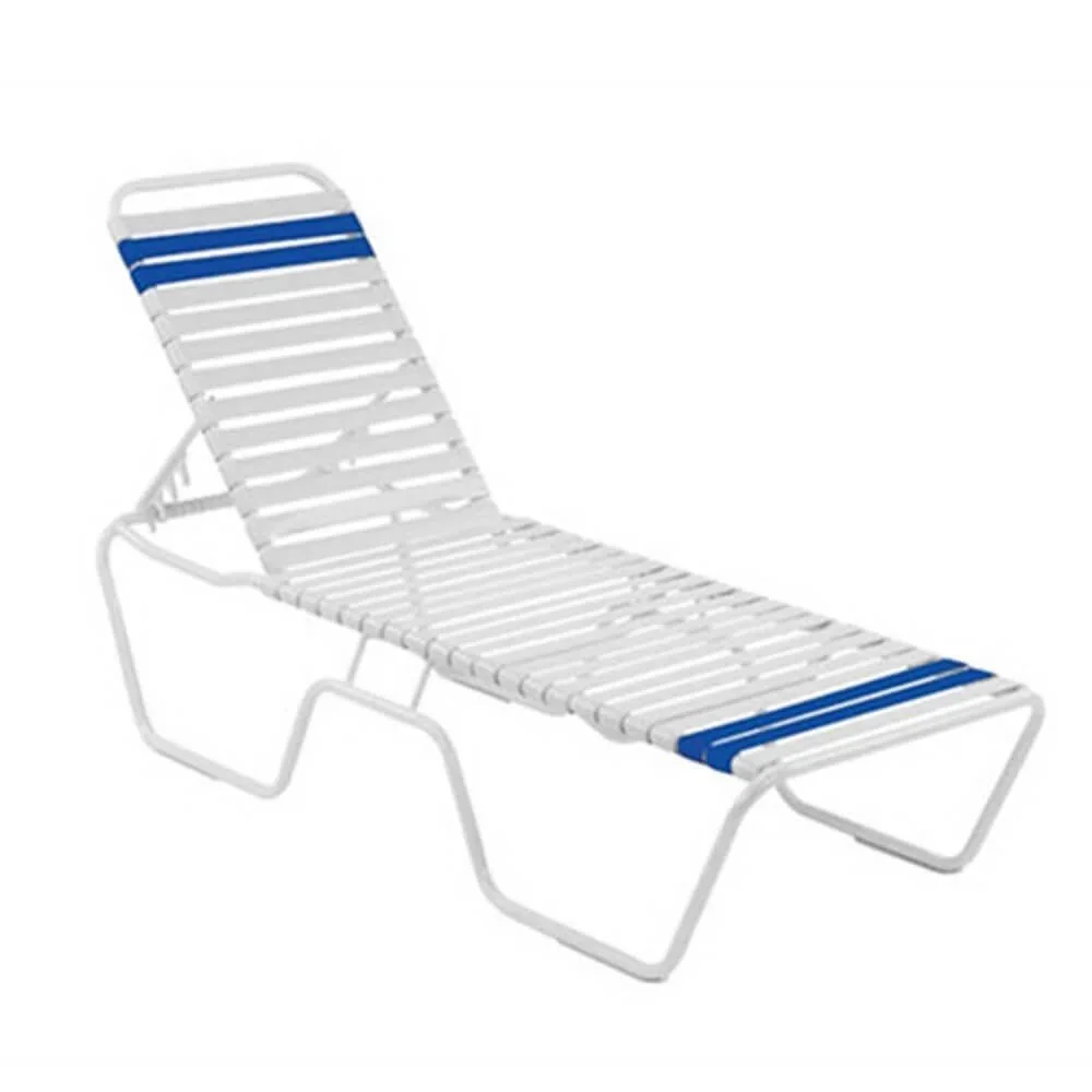 Vinyl Strap Commercial Pool Chaise Lounge – 14in